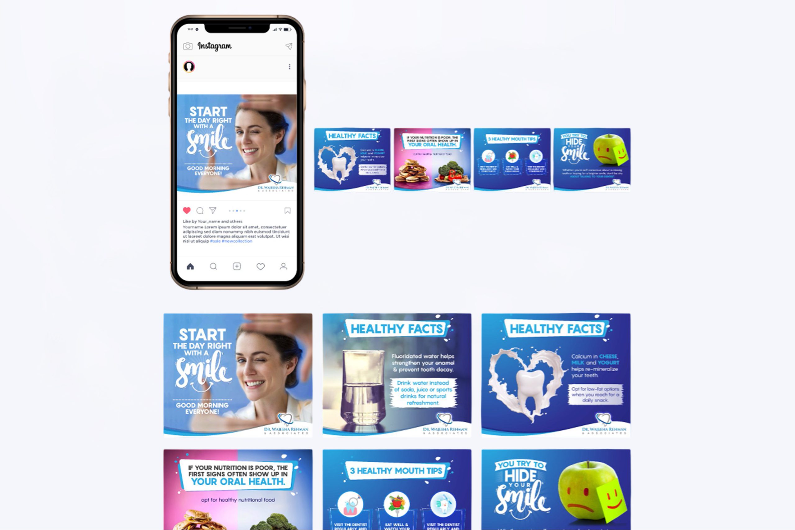 Healthy Teeth Social Media Post